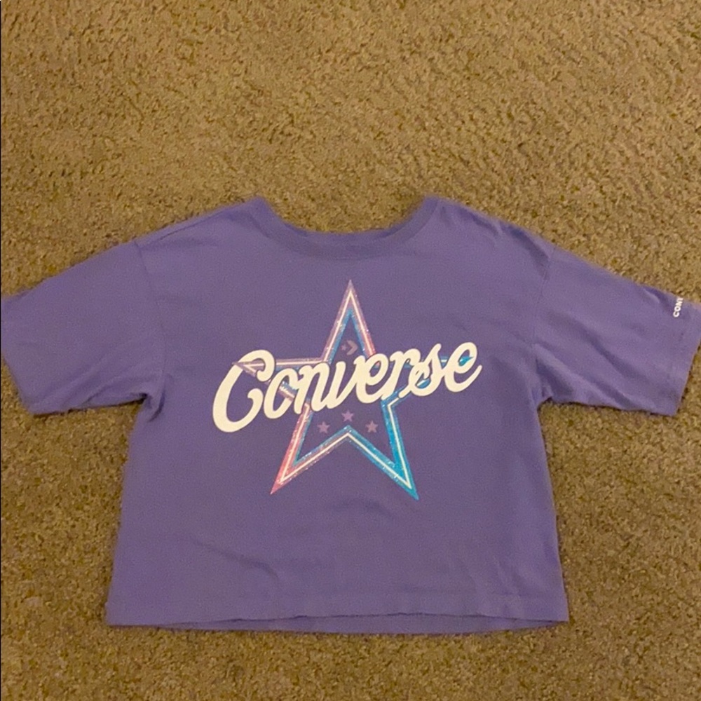 Girls converse short tee